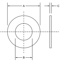 ASTM F436 Hardened Steel Washer